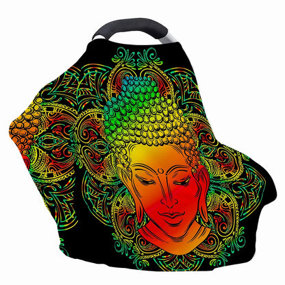 Reggae Buddha Print Baby Seat Cover