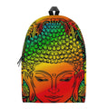 Reggae Buddha Print School Backpack