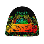 Reggae Buddha Print Beanie