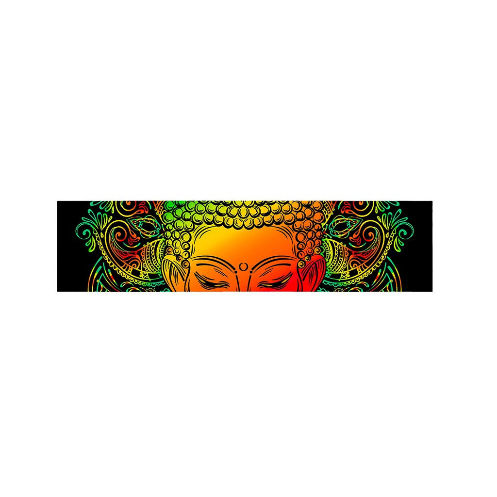Reggae Buddha Print Bed Runner