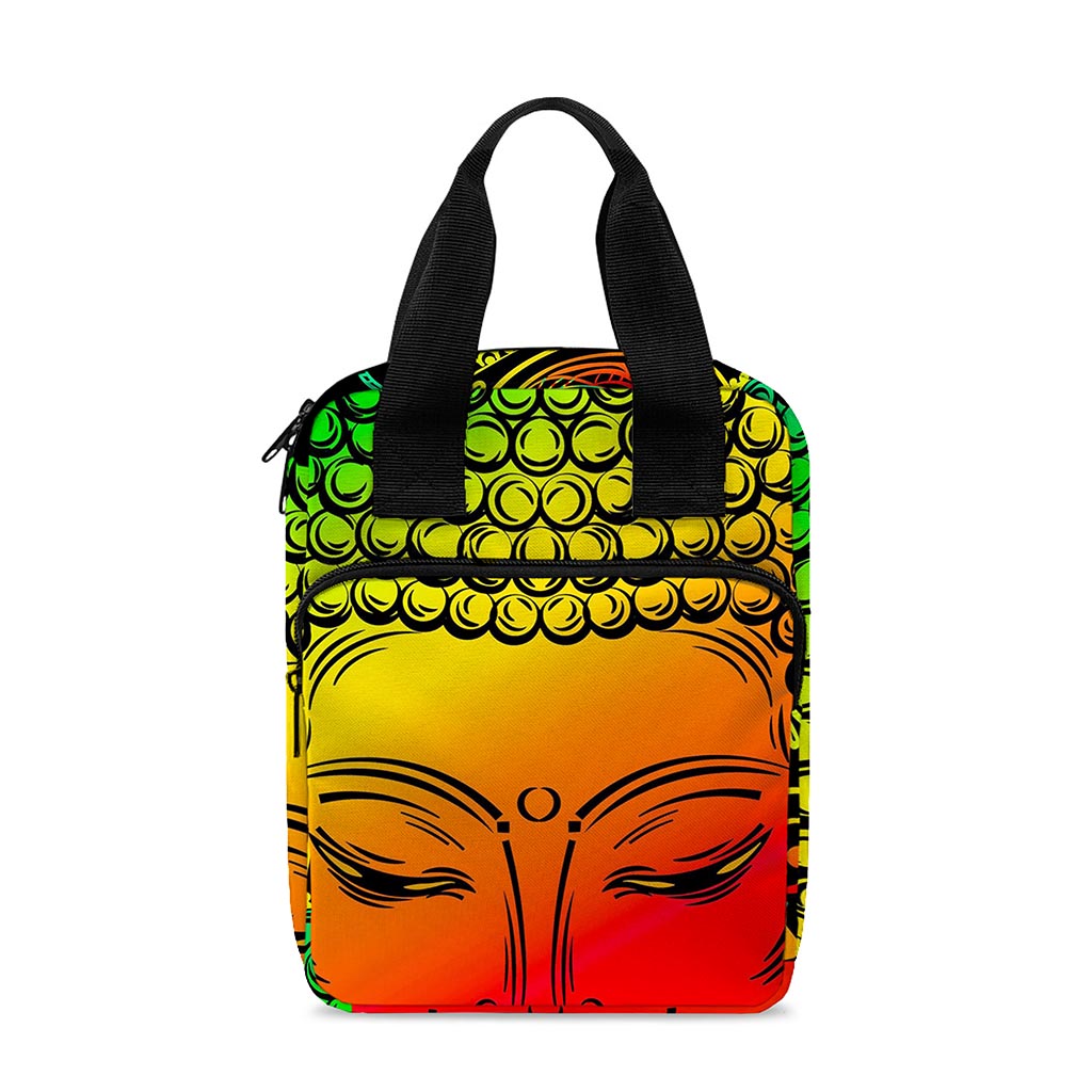 Reggae Buddha Print Bible Tote Bag