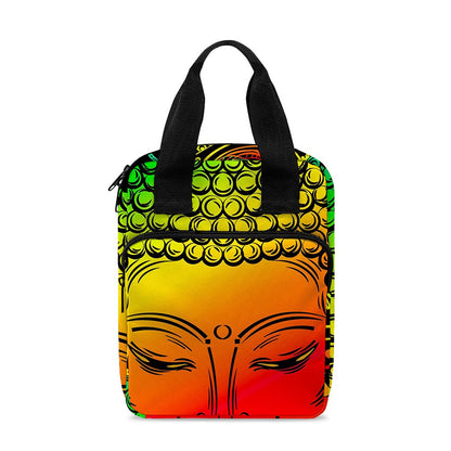 Reggae Buddha Print Bible Tote Bag
