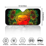 Reggae Buddha Print Car Windshield Sun Shade