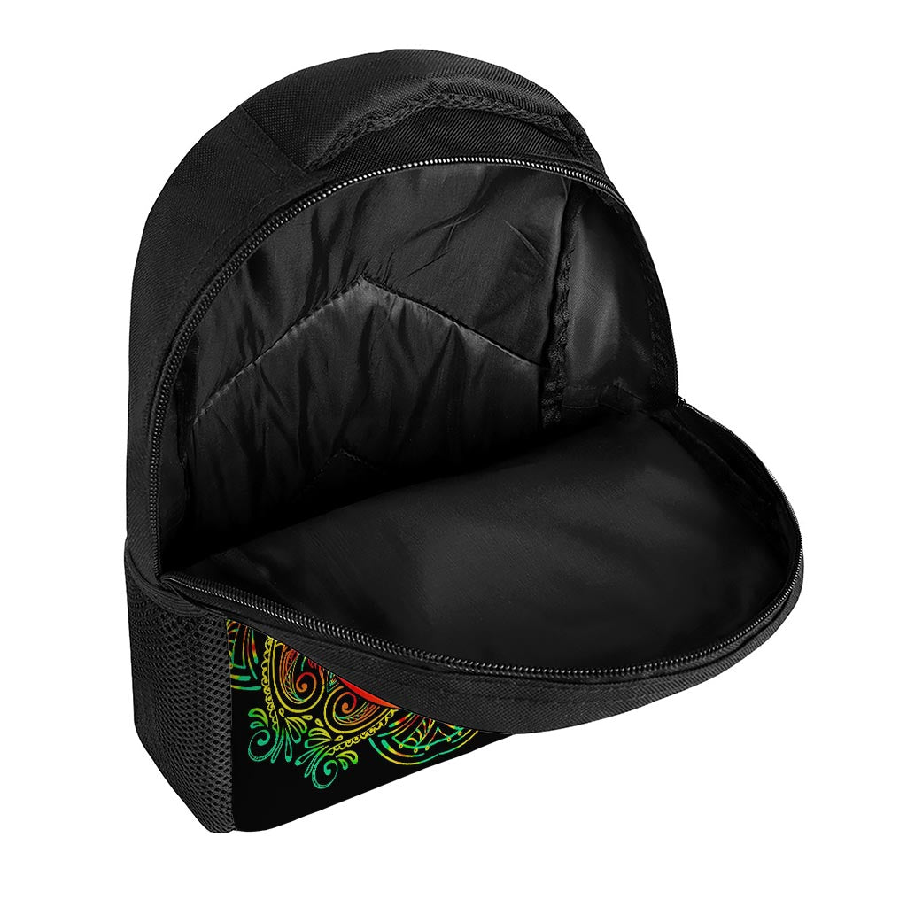 Reggae Buddha Print Casual Backpack