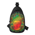 Reggae Buddha Print Sling Bag