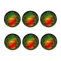 Reggae Buddha Print Coaster Set