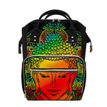 Reggae Buddha Print Diaper Bag