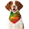 Reggae Buddha Print Dog Bandana