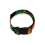 Reggae Buddha Print Dog Collar