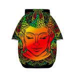 Reggae Buddha Print Dog Zip Up Hoodie