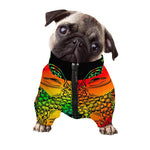 Reggae Buddha Print Dog Zip Up Jacket