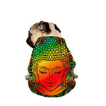 Reggae Buddha Print Dog Zip Up Jacket