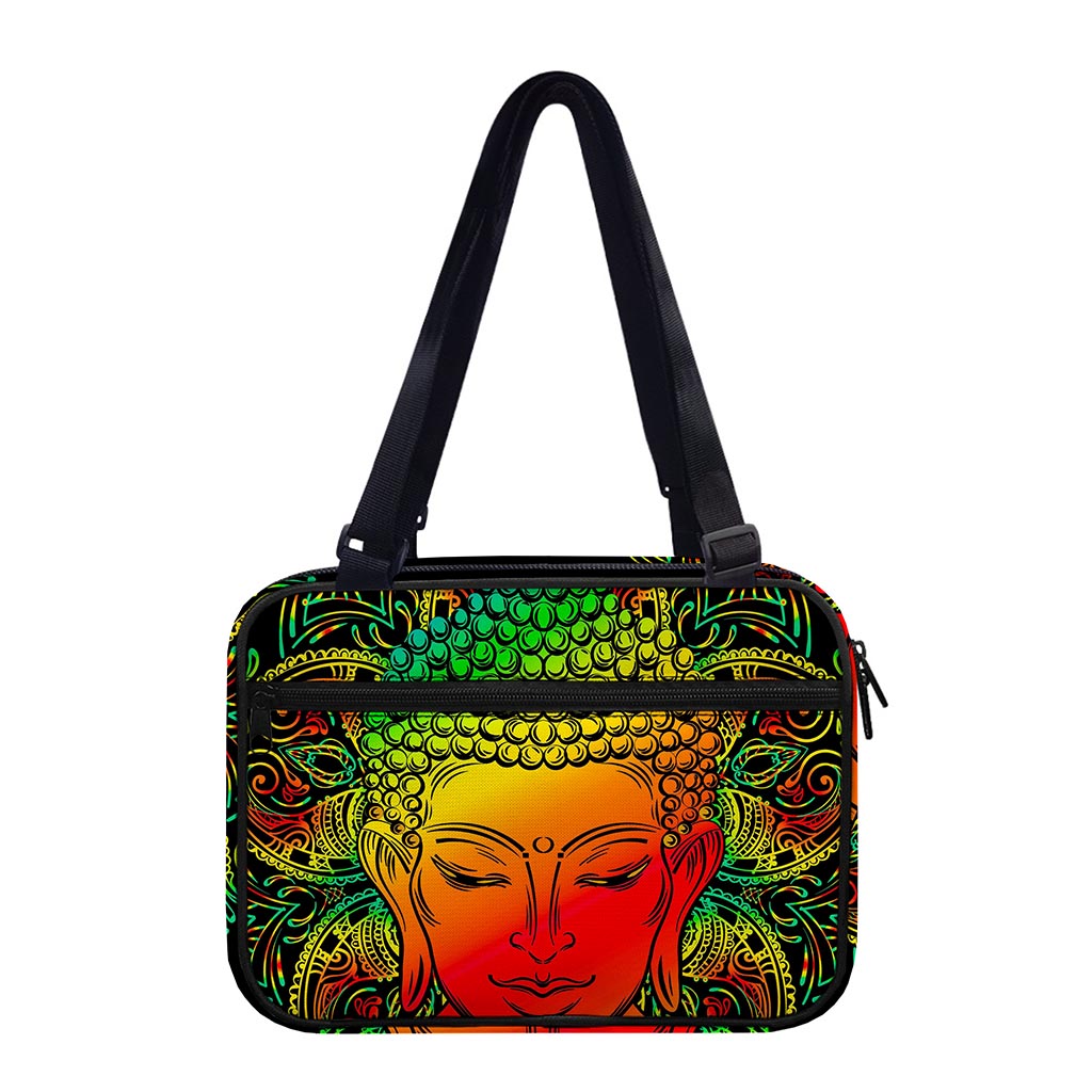 Reggae Buddha Print Double Strap Bible Bag