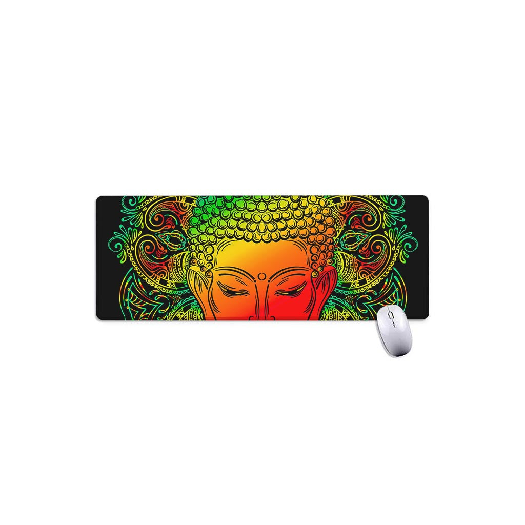 Reggae Buddha Print Extended Mouse Pad