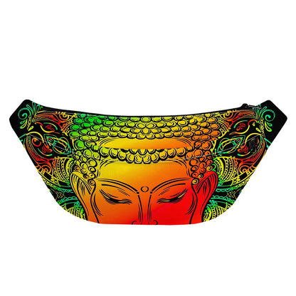 Reggae Buddha Print Fanny Pack