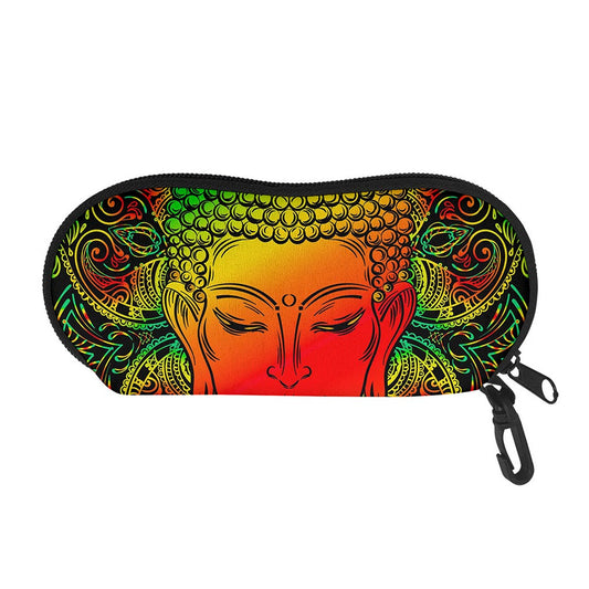 Reggae Buddha Print Glasses Case