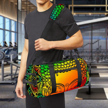 Reggae Buddha Print Gym Bag