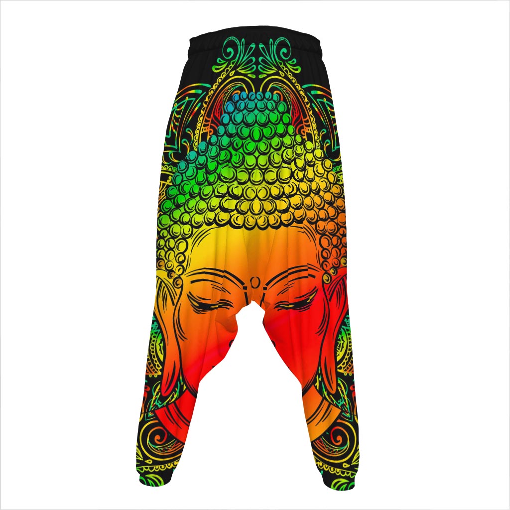 Reggae Buddha Print Hammer Pants