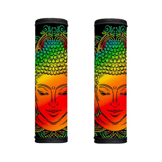Reggae Buddha Print Handle Covers