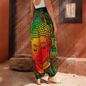 Reggae Buddha Print Harem Pants