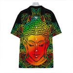 Reggae Buddha Print Hawaiian Shirt