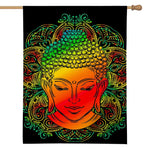 Reggae Buddha Print House Flag