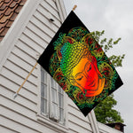 Reggae Buddha Print House Flag