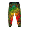 Reggae Buddha Print Jogger Pants