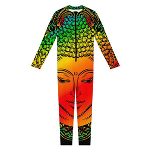 Reggae Buddha Print Jumpsuit