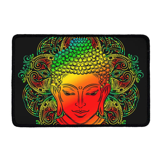 Reggae Buddha Print Kitchen Mat