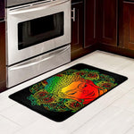 Reggae Buddha Print Kitchen Mat