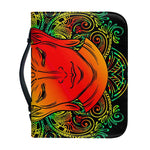 Reggae Buddha Print Leather Bible Cover