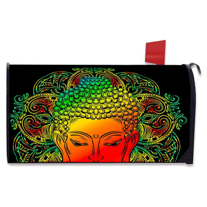 Reggae Buddha Print Mailbox Cover