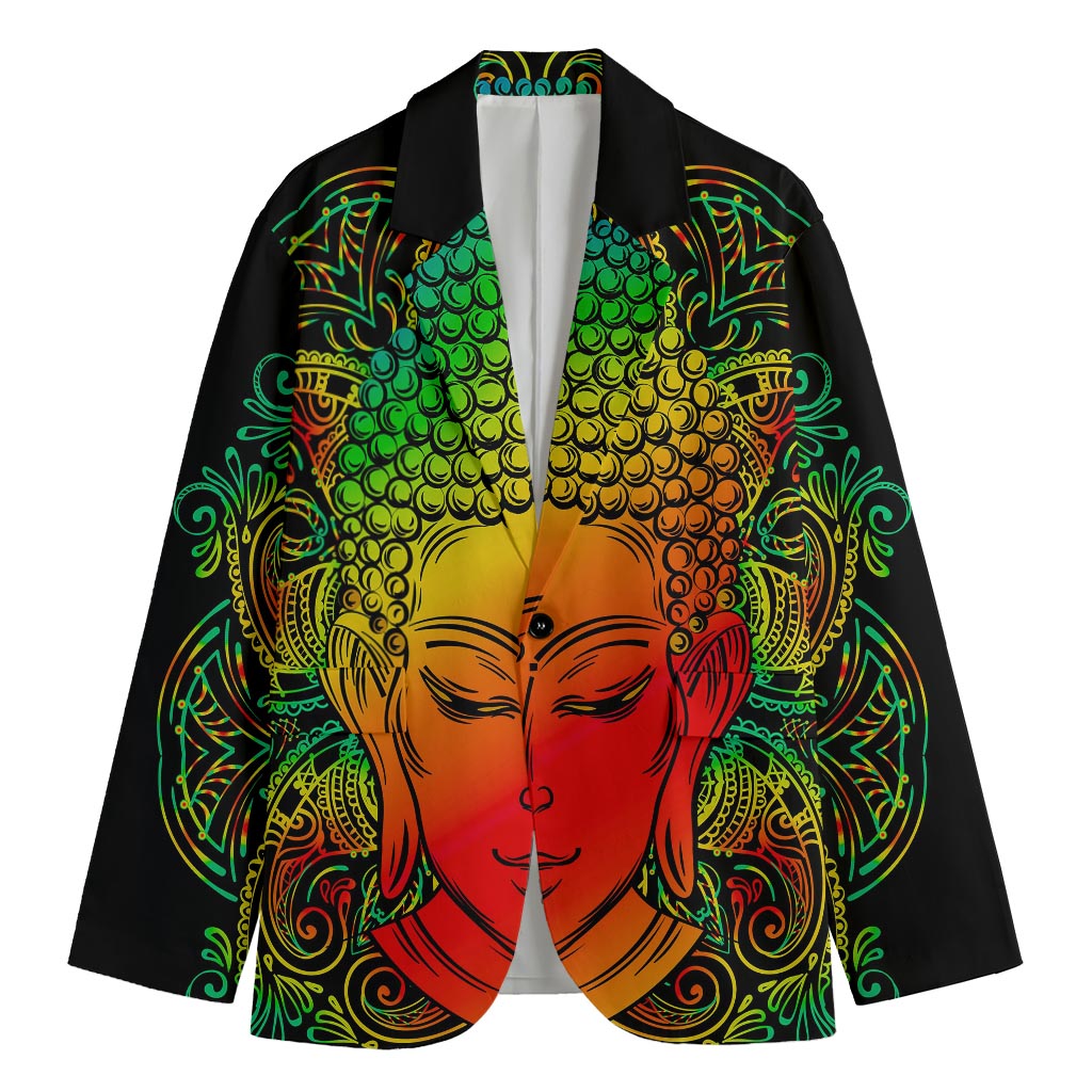 Reggae Buddha Print Men's Blazer