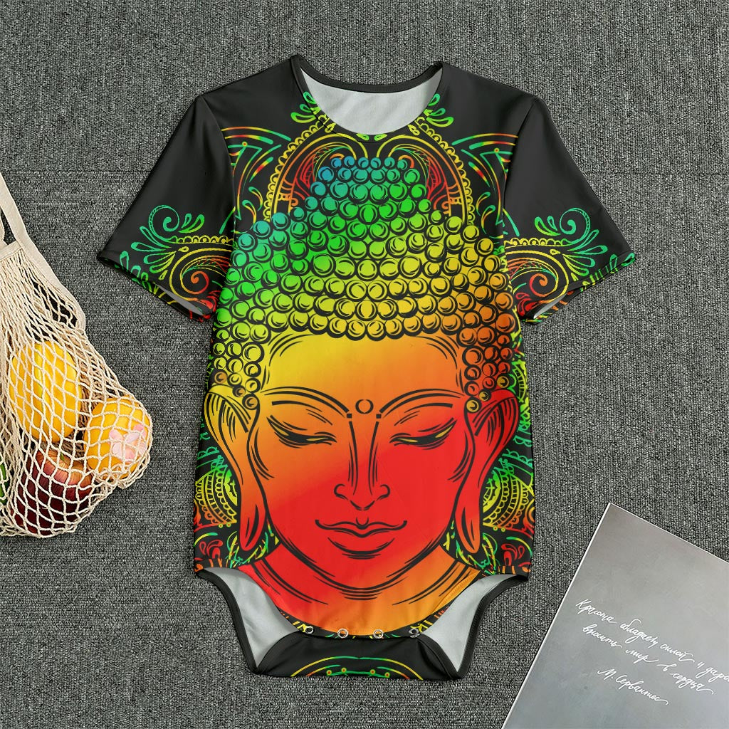 Reggae Buddha Print Men's Bodysuit