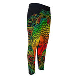 Reggae Buddha Print Men's Compression Pants