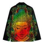 Reggae Buddha Print Men's Cotton Blazer