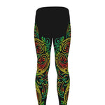 Reggae Buddha Print Men's leggings