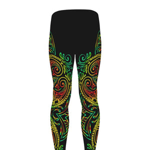 Reggae Buddha Print Men's leggings