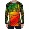 Reggae Buddha Print Men's Long Sleeve T-Shirt