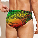 Reggae Buddha Print Men's Swim Briefs