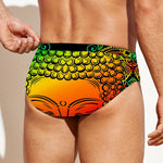 Reggae Buddha Print Men's Swim Briefs