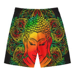 Reggae Buddha Print Men's Swim Trunks