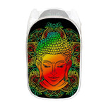 Reggae Buddha Print Mesh Laundry Hamper