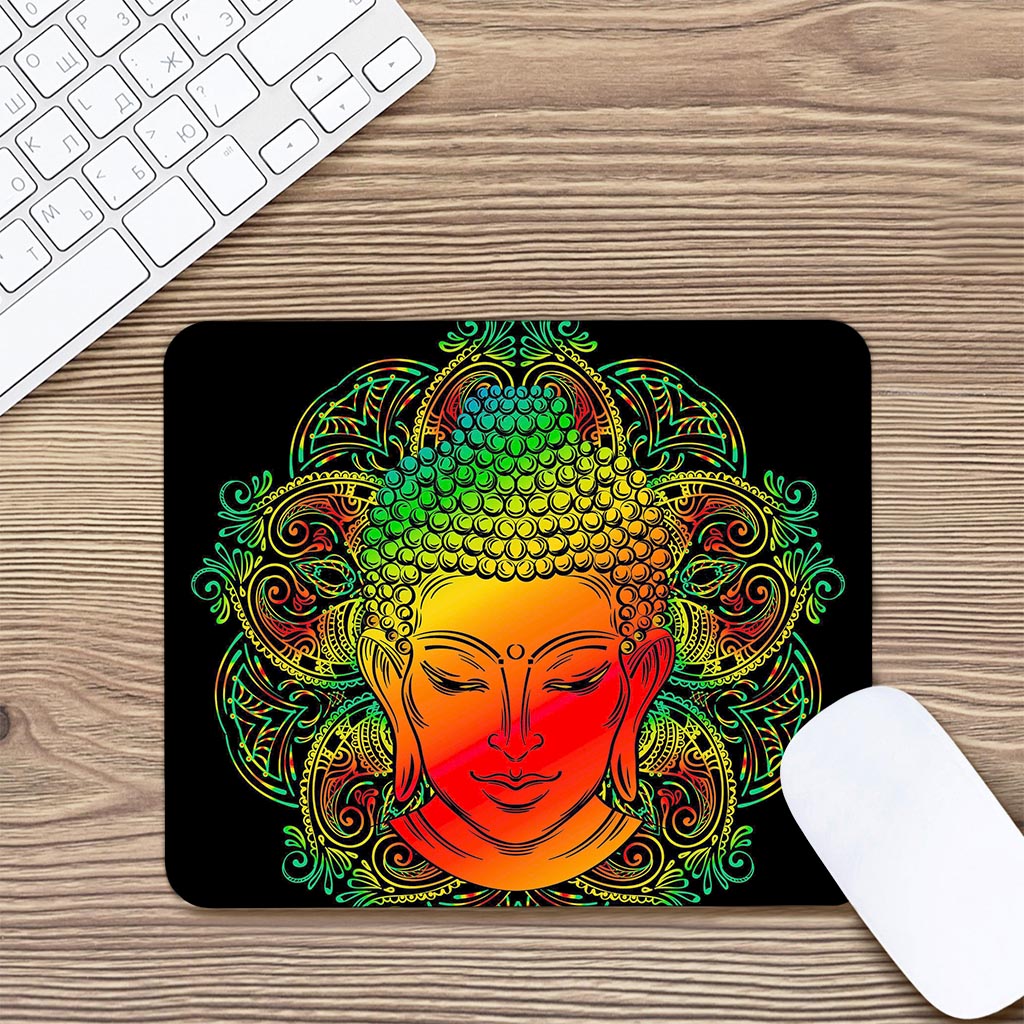 Reggae Buddha Print Mouse Pad