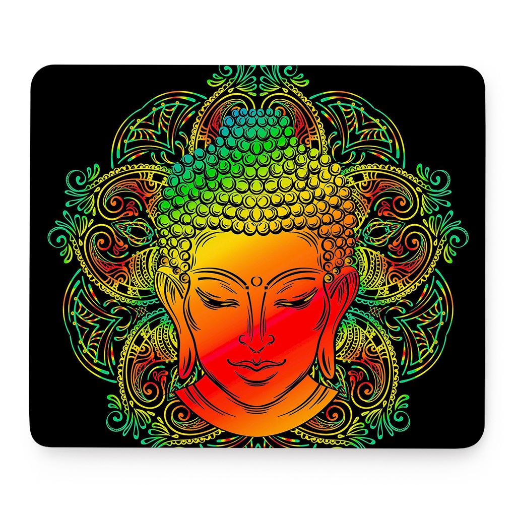 Reggae Buddha Print Mouse Pad