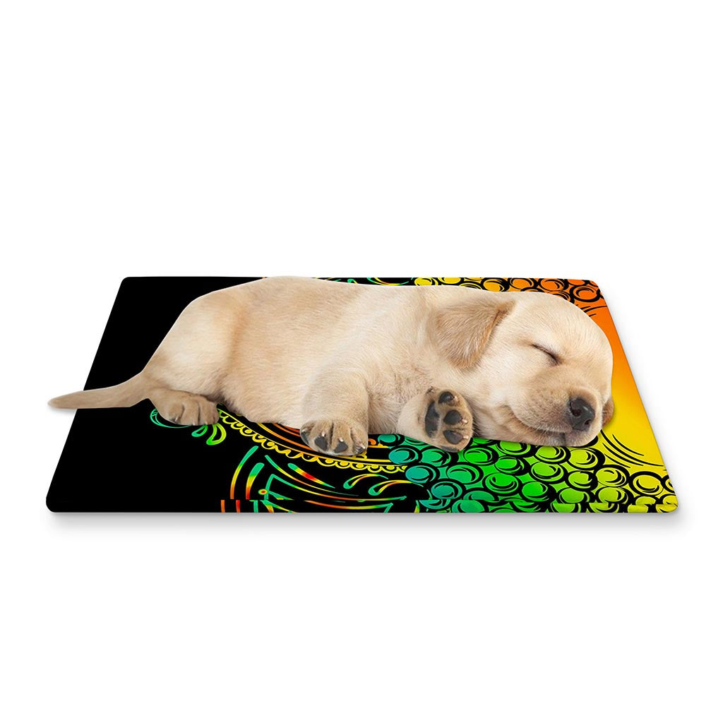 Reggae Buddha Print Pet Cooling Mat Cover