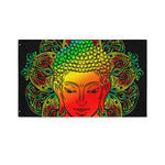 Reggae Buddha Print Polyester Flag
