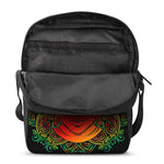 Reggae Buddha Print Rectangular Crossbody Bag