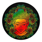 Reggae Buddha Print Round Blanket